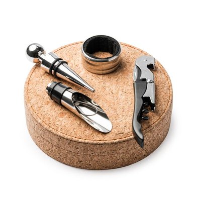 Set de vino con cortacápsulas y recogegotas