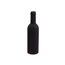 Set 3 accesorios para vino en forma de botella Negro