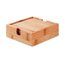 Set 4 Posavasos Bambú con Caja Marrón