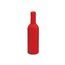 Set de vino 3 accesorios forma de botella mate Rojo