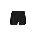 Short de rugby unisex con cintura elástica Black Xl