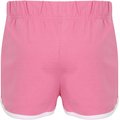 Short diseño Retro infantil algodón Bright Pink / White 11/12 ans