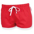 Short diseño Retro infantil algodón Red / White 11/12 Ans
