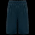 Short infantil de baloncesto Navy 8/10 Ans