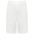 Short infantil de baloncesto White 8/10 ans