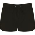 Short Retro mujer algodón Black / Black Xl