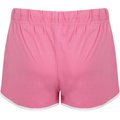 Short Retro mujer algodón Bright Pink / White Xxl
