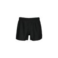Short de rugby unisex con cintura elástica Black Xl