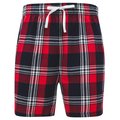 Short de tartán Red / Navy Check L
