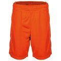 Shorts baloncesto mujer poliéster Orange L