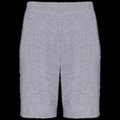 Shorts deportivos hombre algodón Oxford Grey L