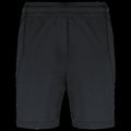 Shorts equipaciones niños poliéster Black 8/10 ans