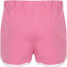 Short diseño Retro infantil algodón Bright Pink / White 5/6 Ans