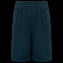 Short infantil de baloncesto Navy 4/6 Ans