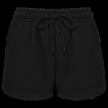 Short eco de felpa mujer Black Xs