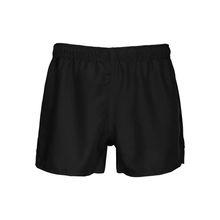 Short de rugby unisex con cintura elástica Black Xs
