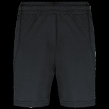 Shorts equipaciones niños poliéster Black 4/6 Ans