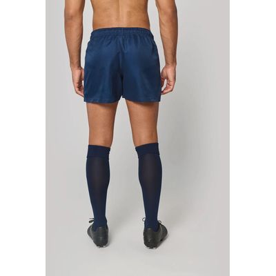 Short de rugby unisex con cintura elástica