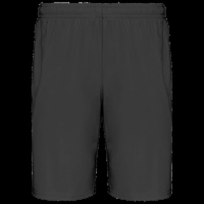 Short equipaciones ligero elástico Dark Grey L