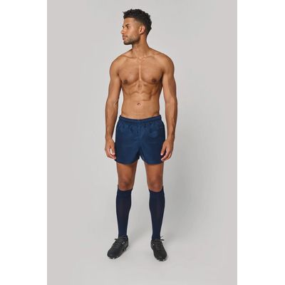 Short de rugby unisex con cintura elástica