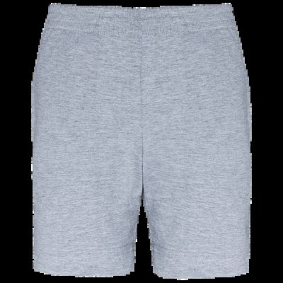 Shorts deportivos infantil de algodón Oxford Grey 6/8 Ans