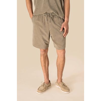 Short de hombre tejido algodón y poliéster