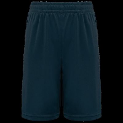 Short infantil de baloncesto Navy 8/10 Ans