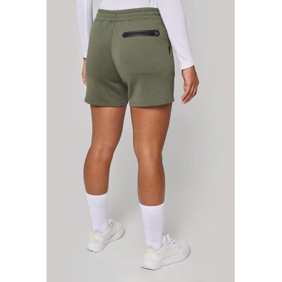 Short de chándal para mujer con cintura elástica