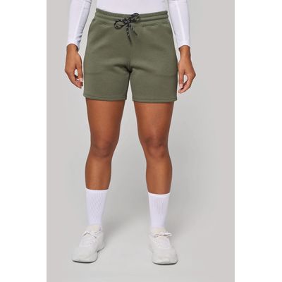 Short de chándal para mujer con cintura elástica
