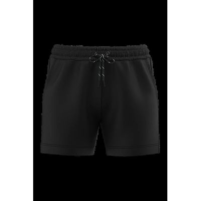 Short de chándal para mujer con cintura elástica Black S