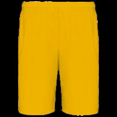 Short equipaciones ligero elástico Sporty Yellow S