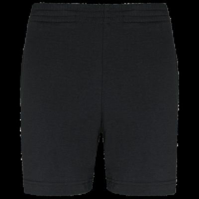 Shorts deportivos infantil de algodón Black 12/14 Ans