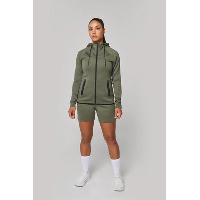 Short de chándal para mujer con cintura elástica