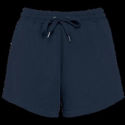 Short algodón de mujer Washed Navy Blue Xs