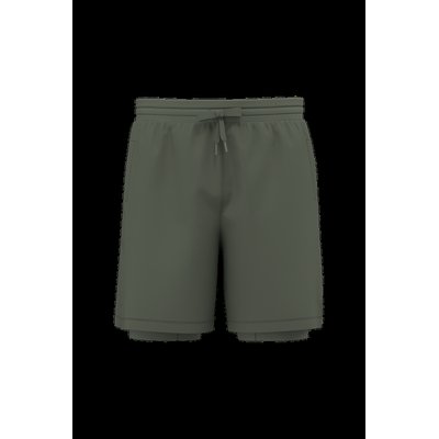 Short  2 en 1 hombre Sporty Khaki 3Xl