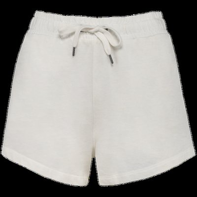 Short algodón de mujer Washed Ivory XS