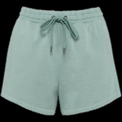 Short algodón de mujer Washed Jade Green XL