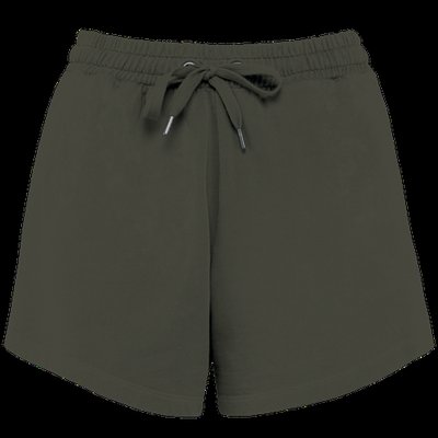 Short algodón de mujer Washed Organic Khaki L