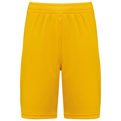 Short de baloncesto para hombre Sporty Yellow 4XL