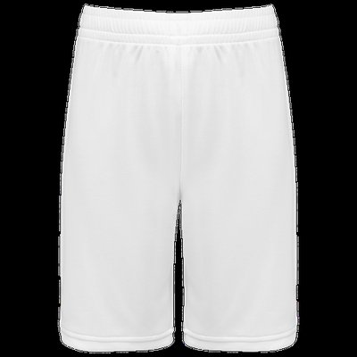 Short de baloncesto para hombre White 4XL