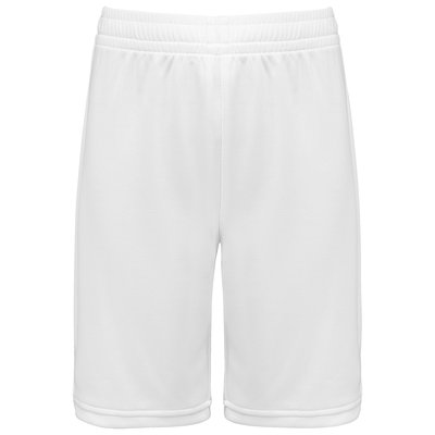 Short de baloncesto para hombre White XL