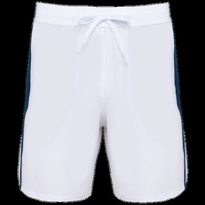Short bicolor con bolsillos White / Sporty Navy 3XL