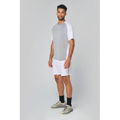 Short bicolor con bolsillos
