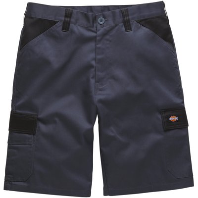 Short con bolsillos cargo y velcro Grey / Black 34 Uk