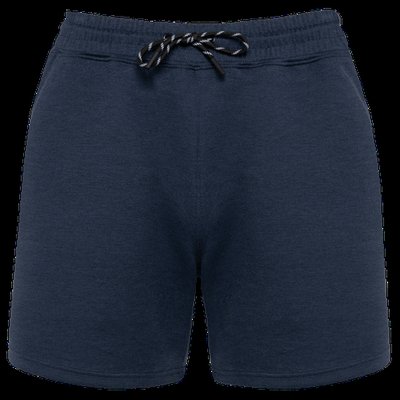 Short de chándal para mujer con cintura elástica French Navy Heather XL