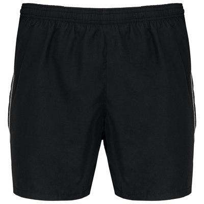 Short deportivo poliéster Black L