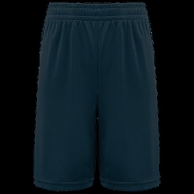 Short infantil de baloncesto Navy 8/10 Ans