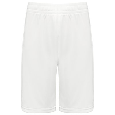 Short infantil de baloncesto White 8/10 ans