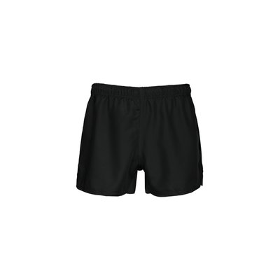Short de rugby unisex con cintura elástica Black Xl