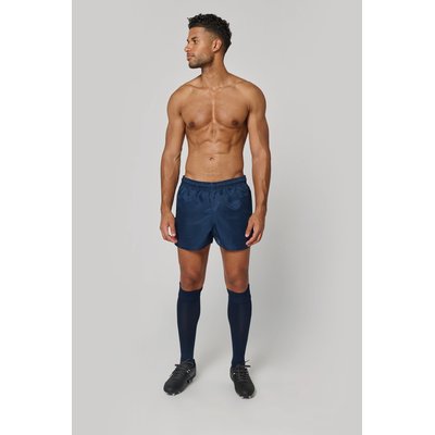Short de rugby unisex con cintura elástica